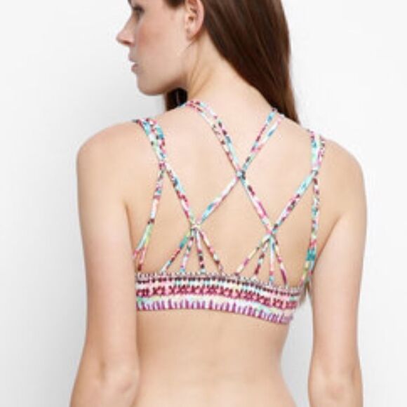 2 for $15 Hobie Tie Dye Strappy Bikini Top - Picture 3 of 5